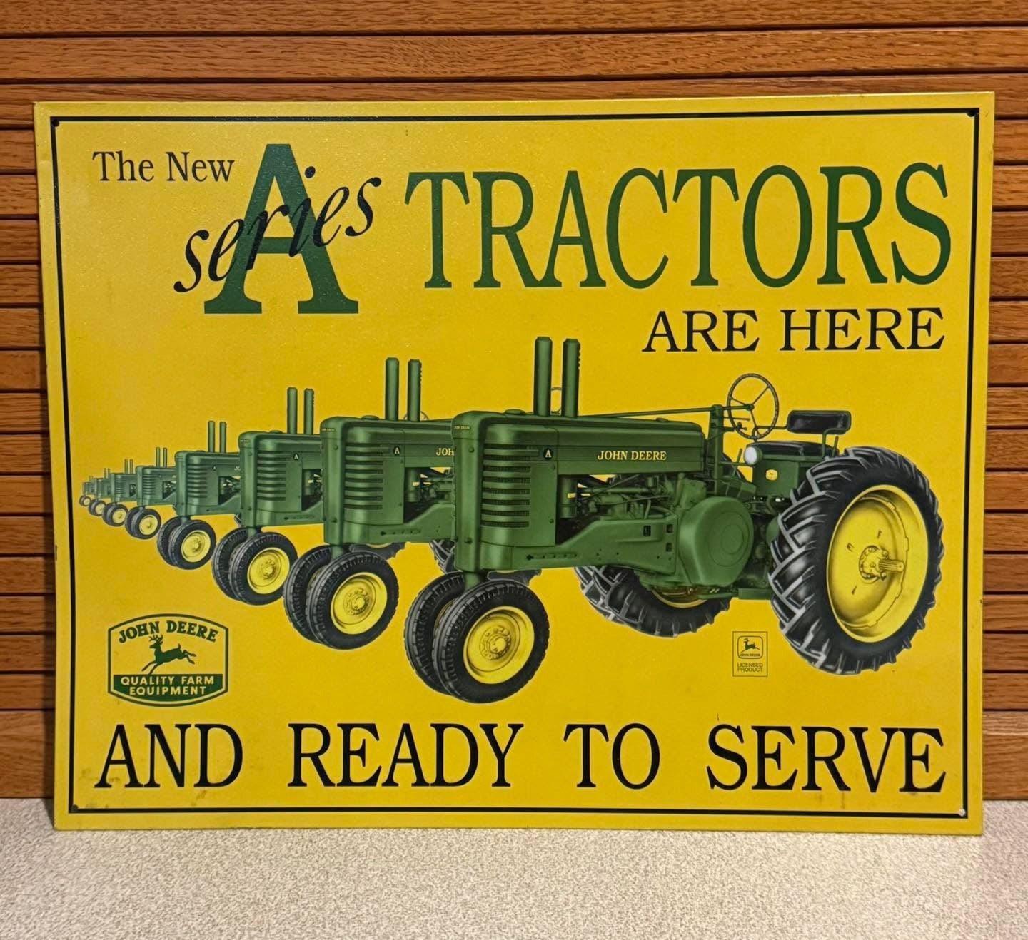 John Deere sign