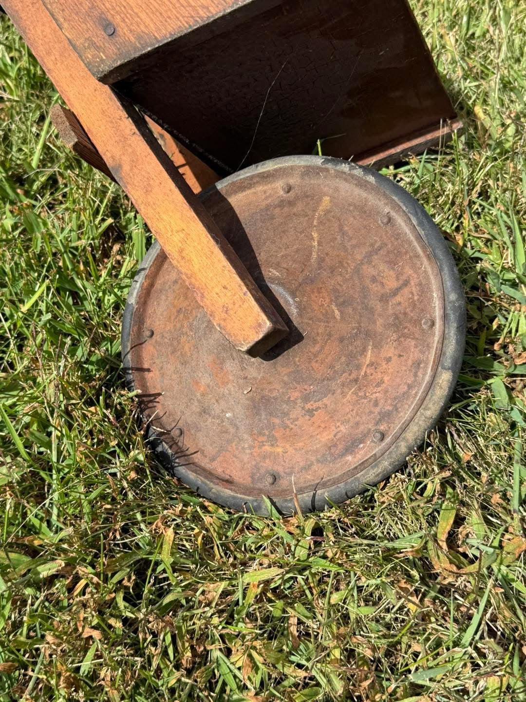 Little Wooden Wheelbarrow