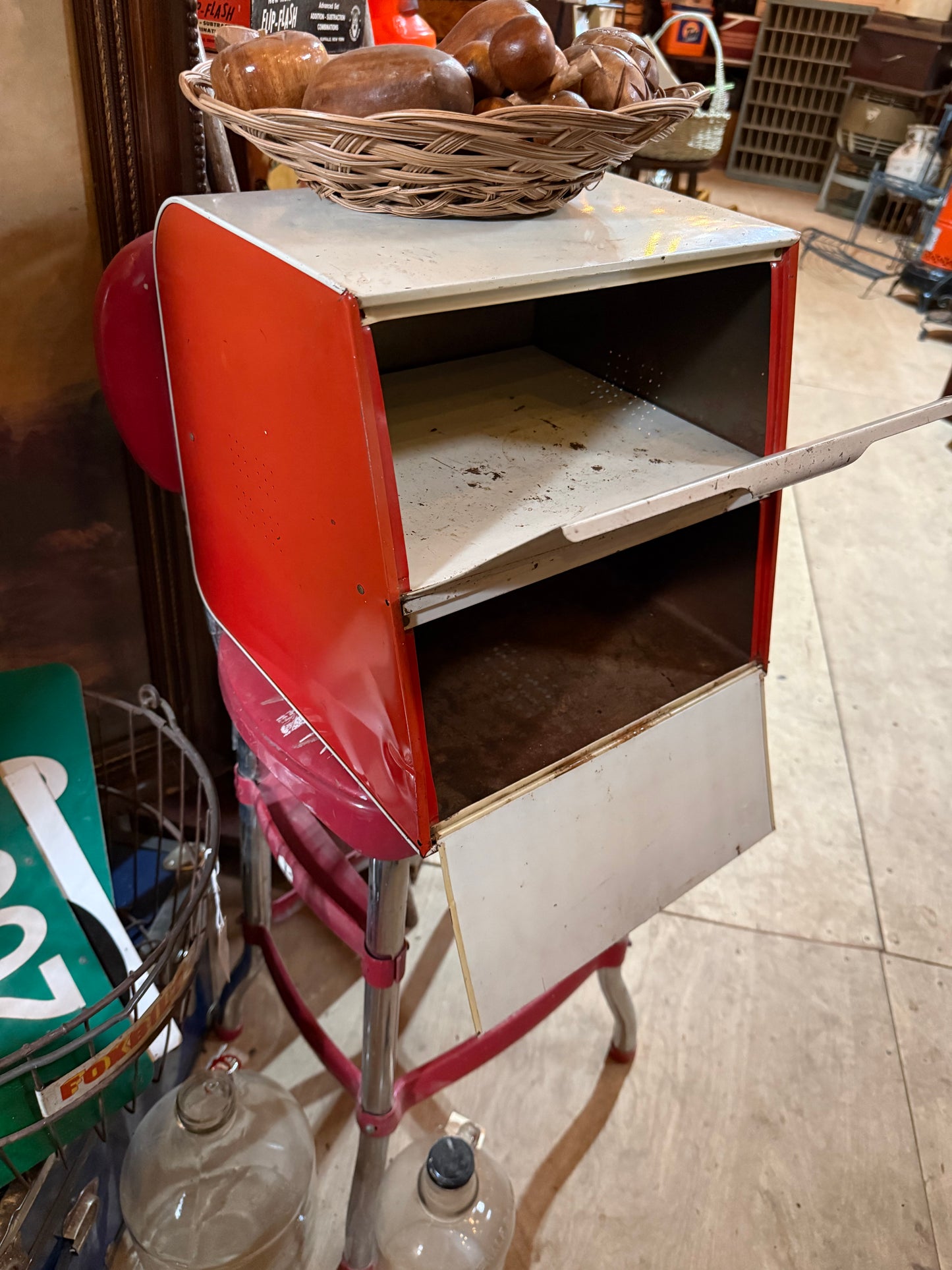 Metal Vintage Bread Box
