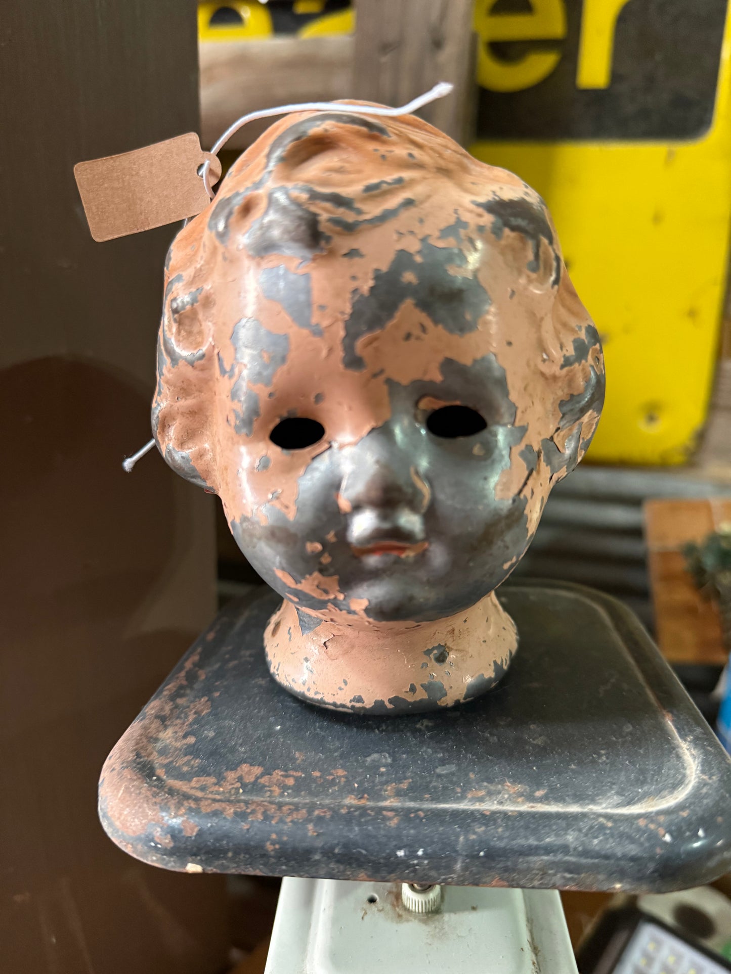 Doll tin head