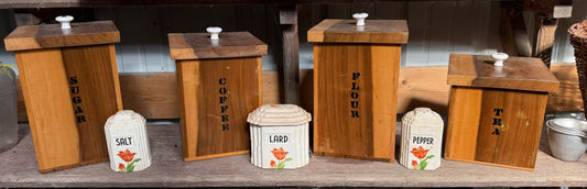Wood canister set