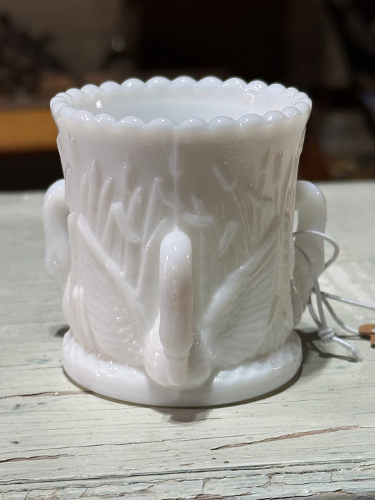 Westmoreland swan toothpick holder