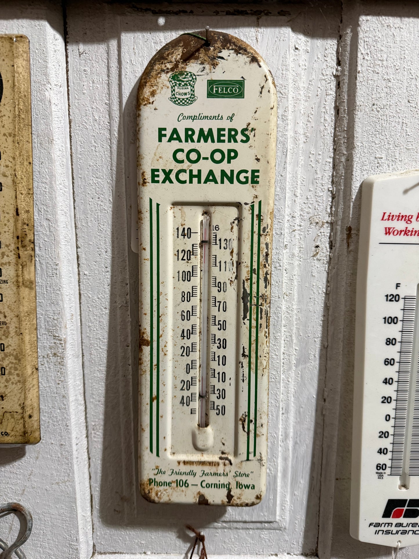 COOP Farmer’s Exchange thermometer CORNING, IA