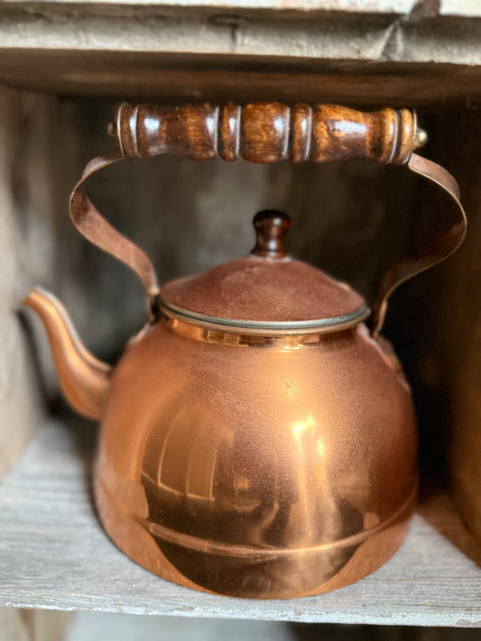Copper tea pot