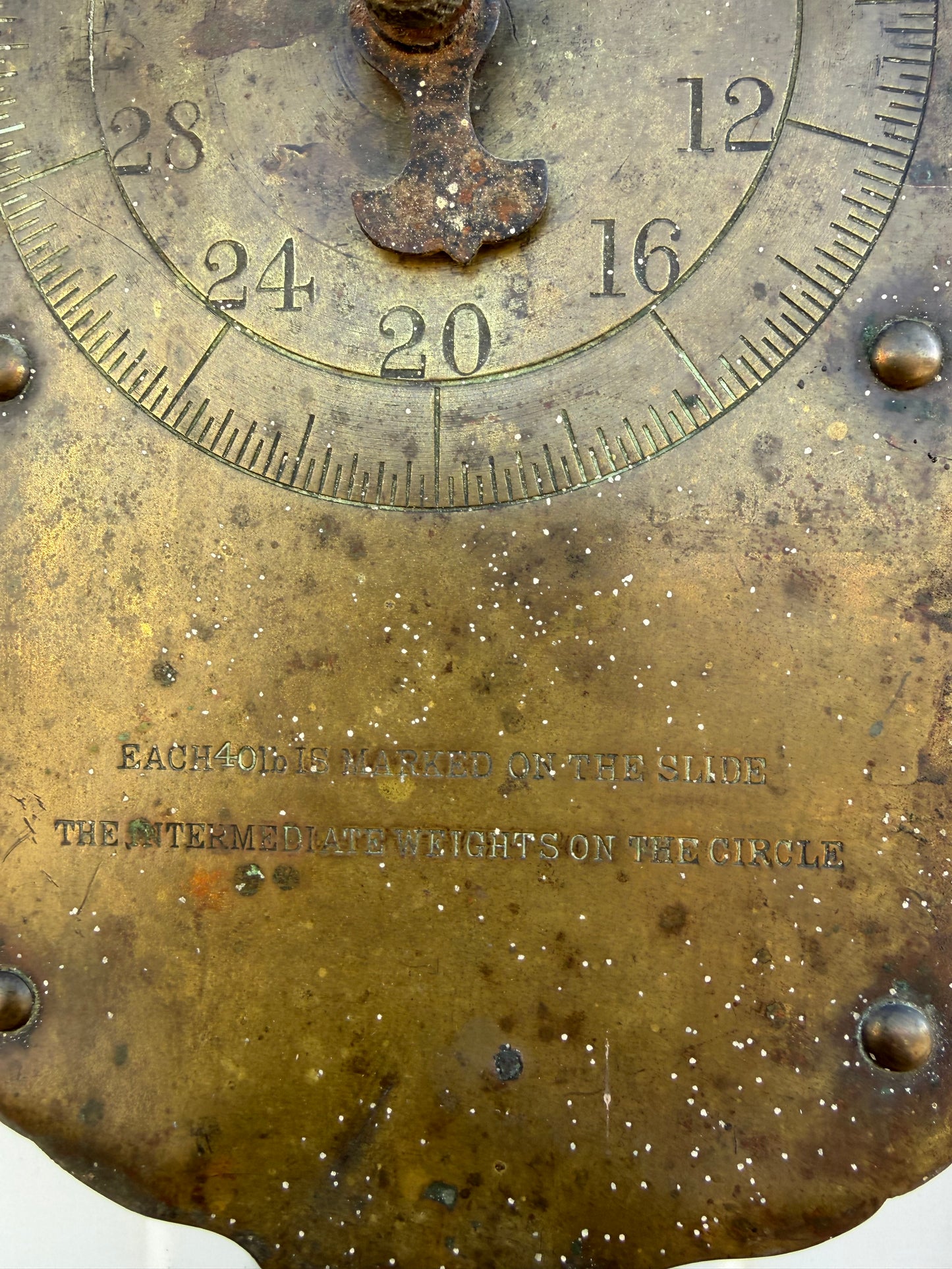 Brass scale