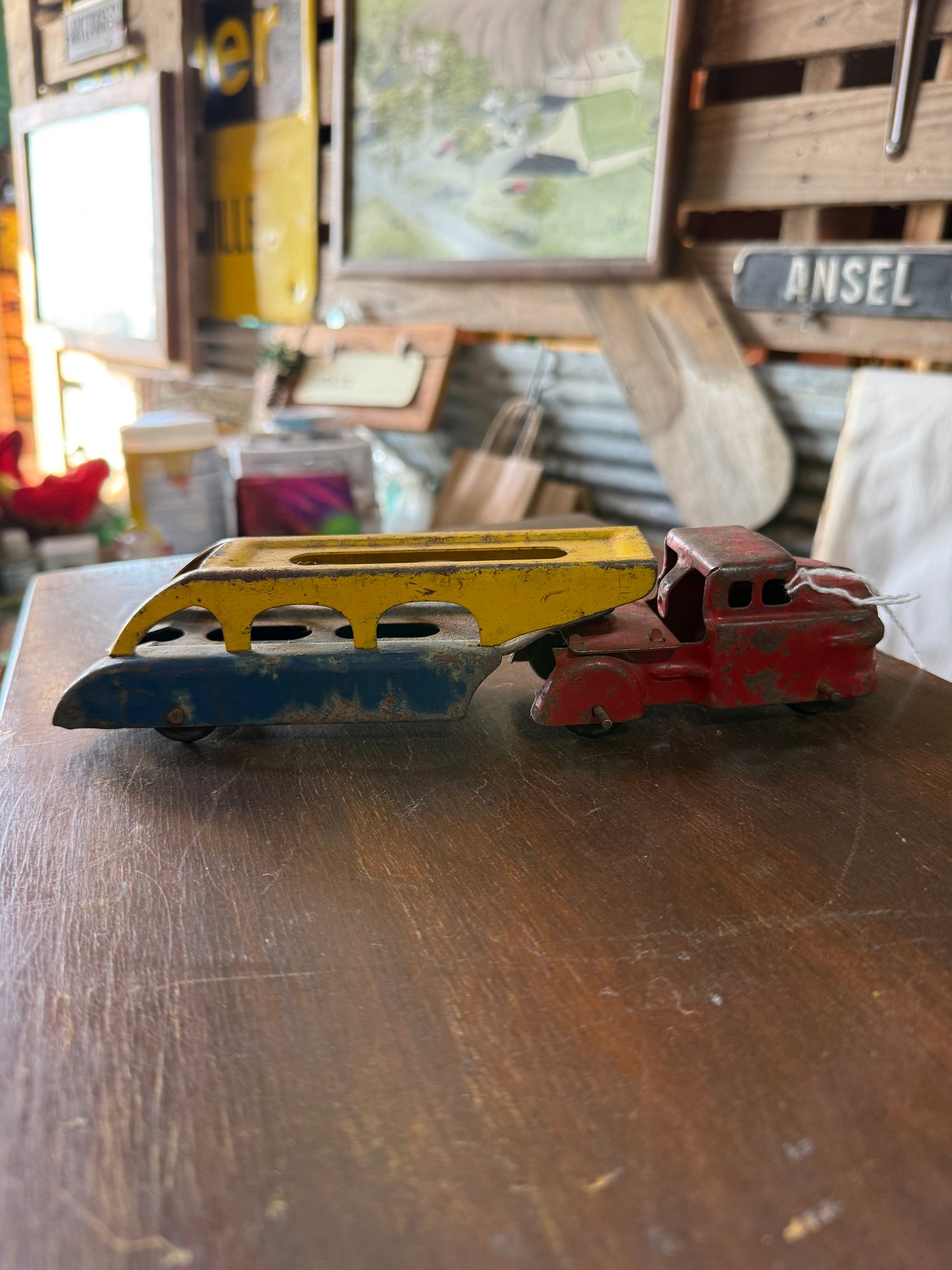 Wyandotte toy car carrier