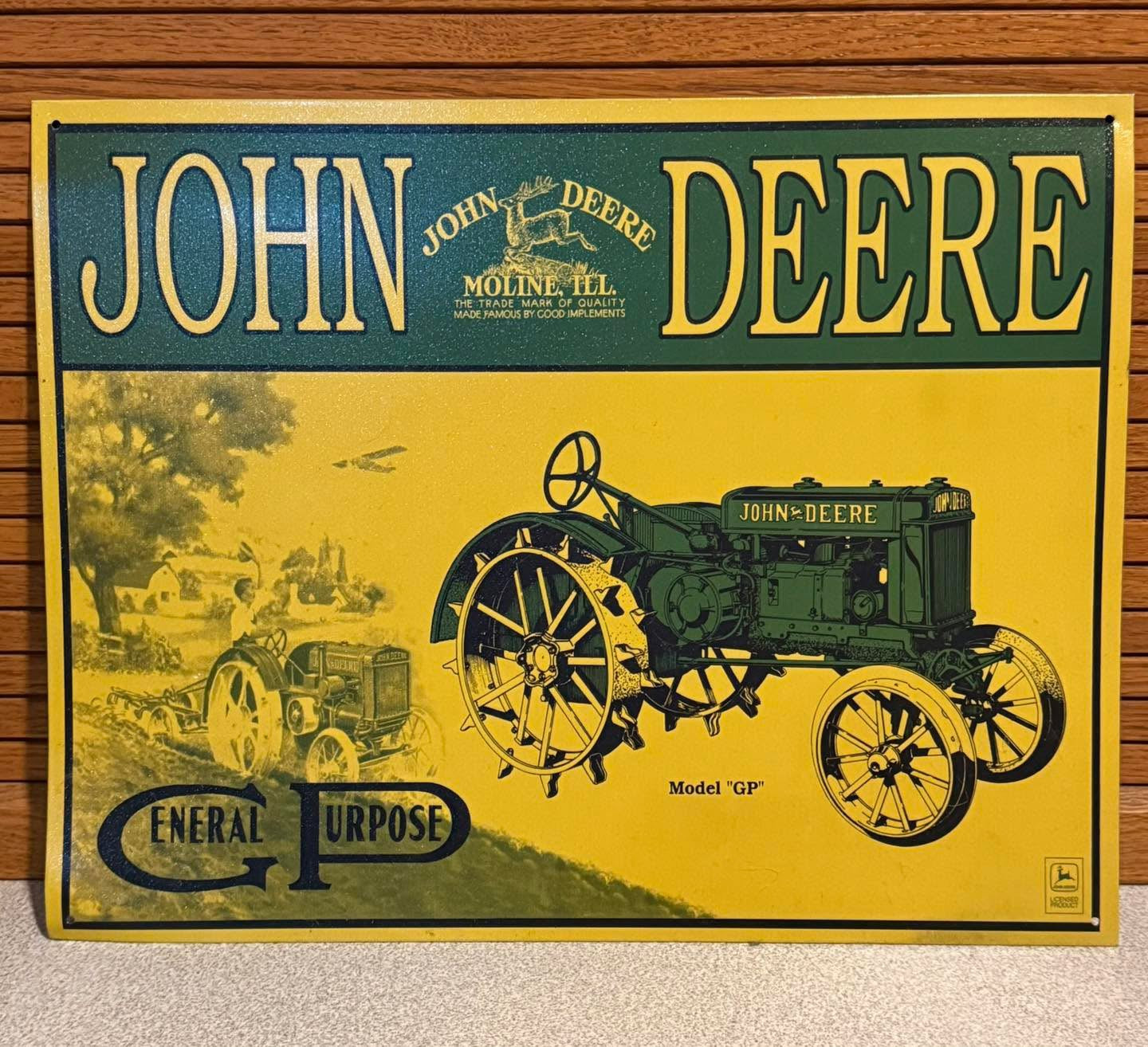 John Deere sign