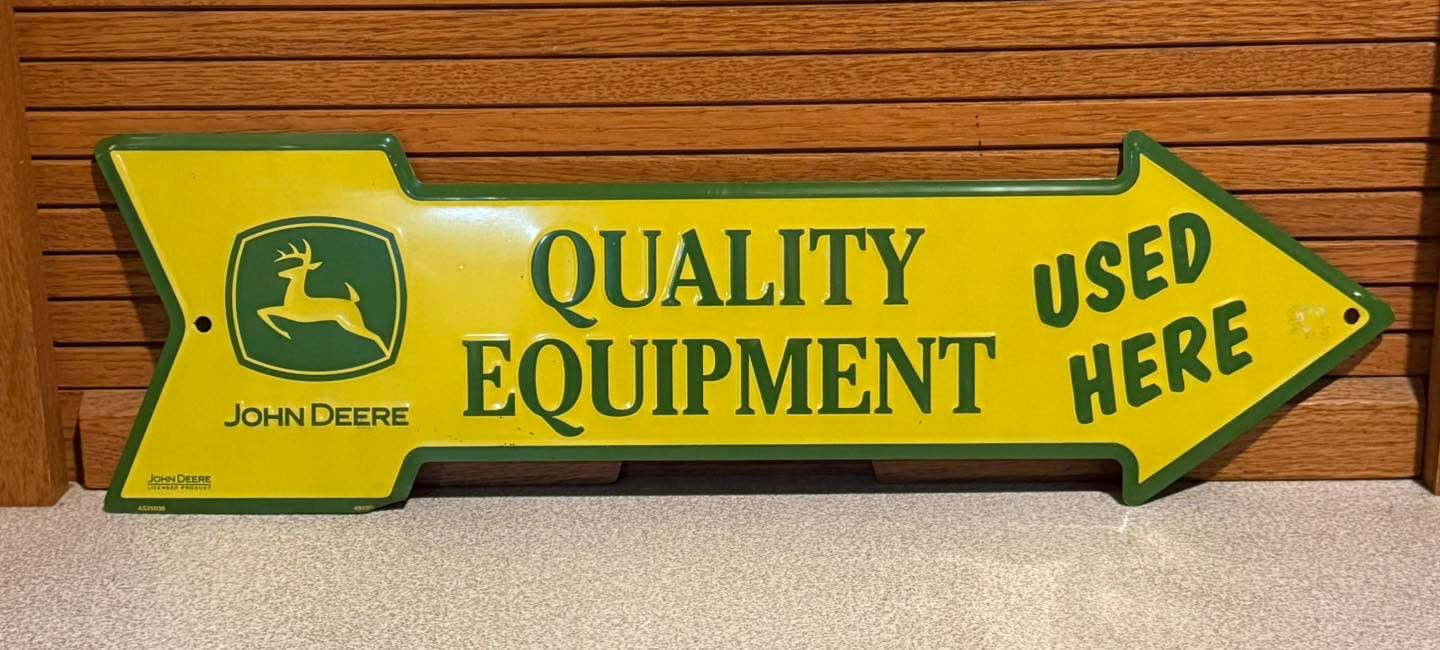 John Deere sign