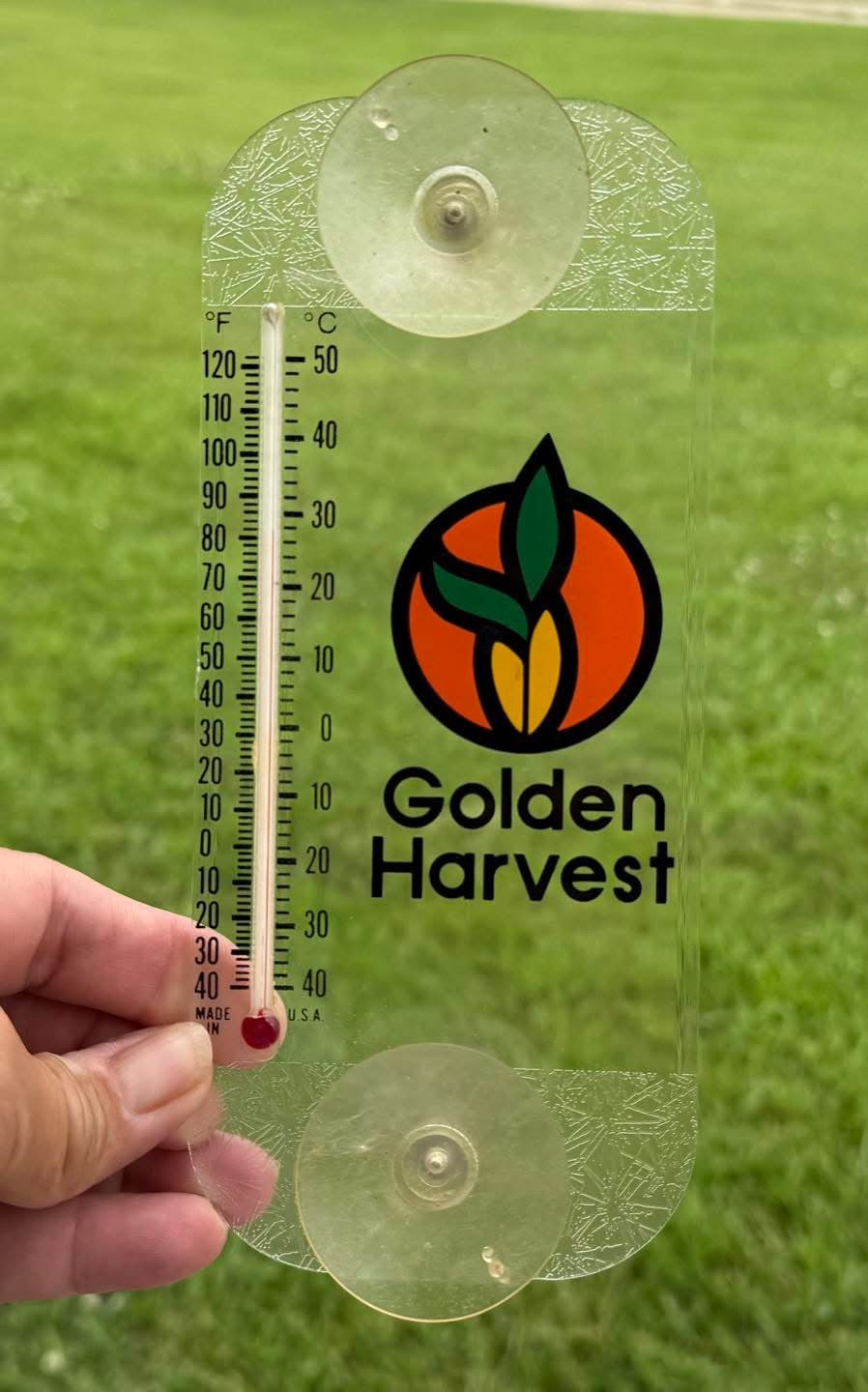 Golden Harvest Advertising Thermometer